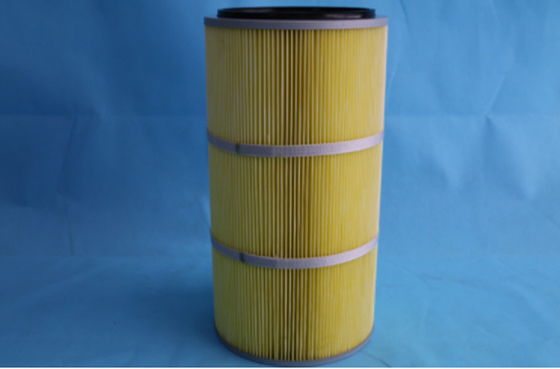 Oil Water Repellent Dust Filter Cartridge Not Sticky Customized Dimension