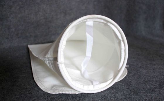 جودة  Polyester Needle Felt Liquid Filter Bag / 190 Micron Filter Bag For Adhesive Industry مصنع