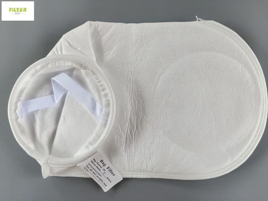 حقيبة تصفية المياه PTFE PP 100 ميكرون مع حلقة بلاستيكية