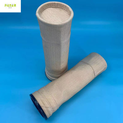 450gsm - 550gsm حقيبة مرشح Aramid نومكس لمحطة الأسمنت الصلب لتوليد الطاقة