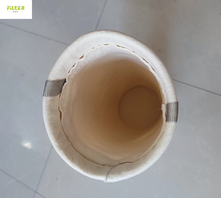 500GSM الأراميد نومكس الأكمام تصفية مع حلقة SS والغراء ارتفاع درجة الحرارة