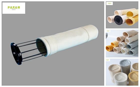 جوارب تصفية الألياف الزجاجية Nomex Polyetser PPS مخصصة 300GSM ~ 850GSM