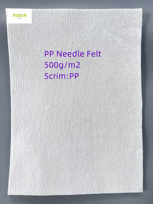 أقمشة PP Nomex PPS PTFE P84 الألياف الزجاجية الصناعية الفلتر 450GSM - 550GSM