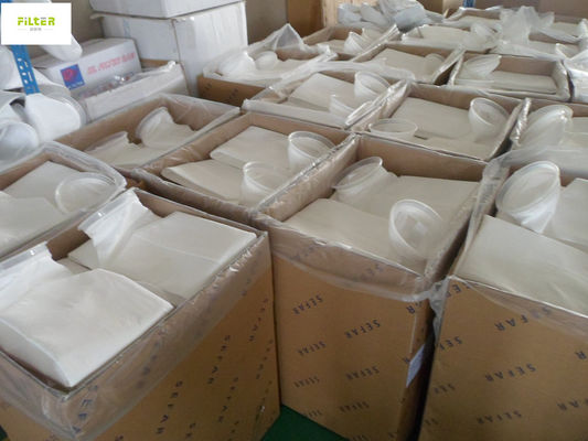 PP 1 Micron 200 Micron Liquid Filter Bag 7 "X32" مع حلقة بلاستيكية
