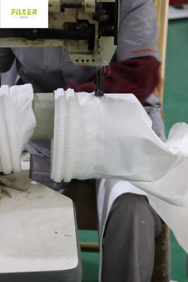 100٪ PTFE الغبار جامع مرشح حقيبة البوليستر للأسمنت محرقة النفايات الصناعية