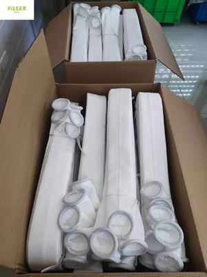 بوليبروبيلين بوليستر PPS PTFE P84 Nomex Dust Collector Filter Sleeves 450gsm - 850gsm