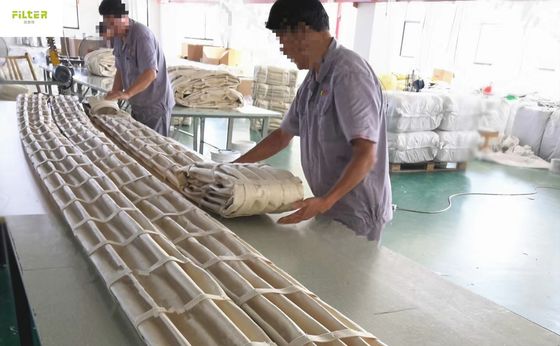 كيس فلتر لجمع الغبار من نوع جيب بوليستر نومكس الجوارب المرشحة المربعة