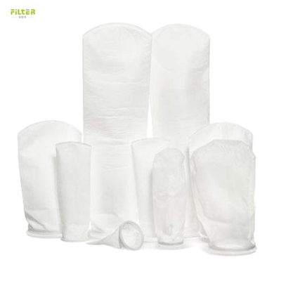 كيس تصفية سائل مغلف / مصفوق مع 0.5-300 ميكرون PE / PP / NMO / PTFE