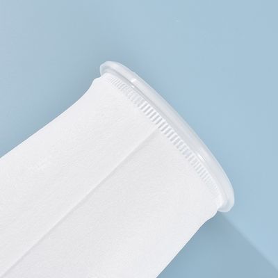 أكياس فلتر السوائل من نسيج بوليستر أحادي مع حلقة فولاذية وخيط خياطة أسفل