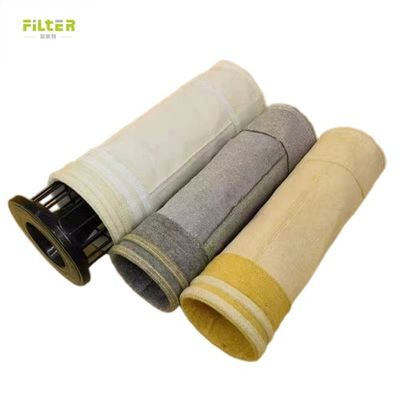 كيس تصفية P84 البولياميدي Nomex PTFE عالي الحرارة لجمع الغبار