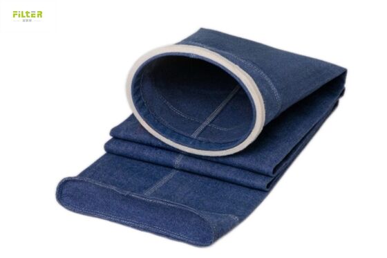 Industrial Grade Polyester Nomex Filter Bag with Heat Set Finish Treatment for Enhanced Durability in Dust Filtration Applications