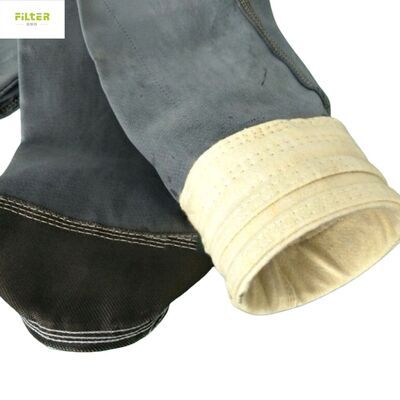 Heavy Duty PPS Filter Bags with Fiberglass Scrim and PTFE Dipping Treatment for Dust Filtration in Industrial Plants