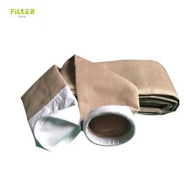 أكياس غبار P84 المقاومة للحرارة من الألياف الزجاجية من PTFE Nomex