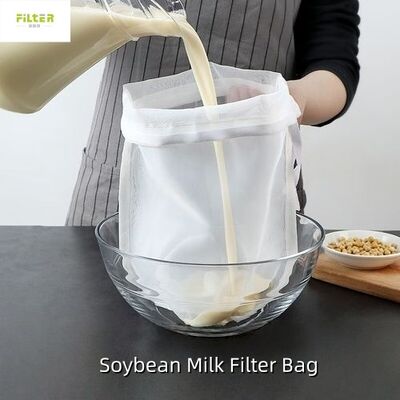 Fine Weave Cotton Strainer Pouch for Homemade Almond Milk,Soy Milk & Juices