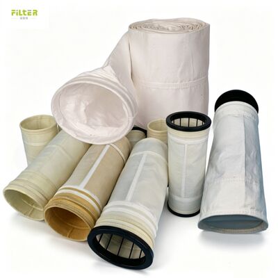 Industrial bag filter PPS Aramid PTFE sock for dust removal