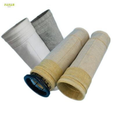 أكياس فلتر الغبار عالية درجة الحرارة لأرميد نومكس مع غشاء PTFE لمحرق النفايات
