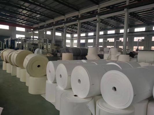 أكياس تصفية جامع الغبار عالية الكفاءة استبدال الألياف المتوسطة الألياف الزجاجية القلوية