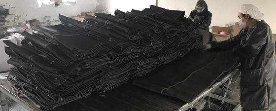 إزالة الغبار الألياف الزجاجية حقيبة تصفية أكياس 630GSM مقاومة درجات الحرارة العالية