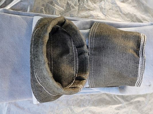 ارتفاع درجة الحرارة الألياف الزجاجية النفط طارد تصفية حقيبة لمصنع الاسمنت