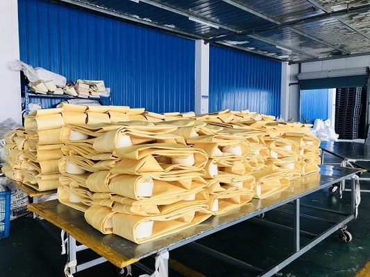 550gsm أرسيليك حقيبة تصفية لمصنع الأسمنت عالية القلوية مقاومة