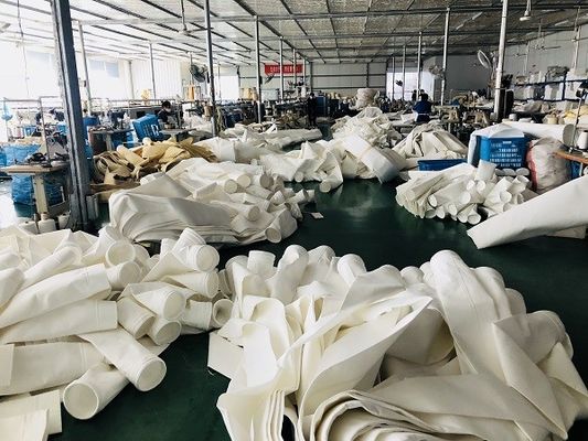 550gsm أرسيليك حقيبة تصفية لمصنع الأسمنت عالية القلوية مقاومة