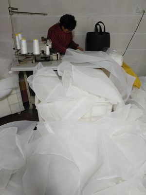 1 / 0.5 / 5/200 كيس فلتر ميكرون أبيض / صناعة كيس فلتر سائل PP PE