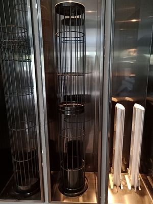 كيس فلتر بوليستر بطيات ستار 450GSM 550GSM لأنظمة تجميع الغبار