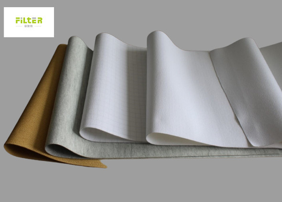550GSM أكياس مرشح النبضة النفاثة البوليستر / PPS / نومكس / PTFE / P84 إبرة شعر