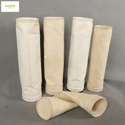 أكياس تصفية الألياف الزجاجية بغشاء PTFE 760GSM لمجمع غبار مصنع الأسمنت