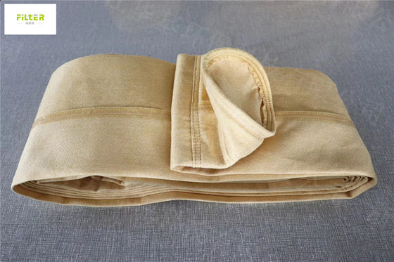 500gsm Aramid (Nomex) حقيبة تصفية جامع الغبار ذات درجة الحرارة العالية