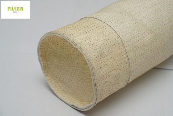 كيس مرشح الغبار Nomex Aramid PPS P84 PTFE 450-550g لصناعة الأسمنت