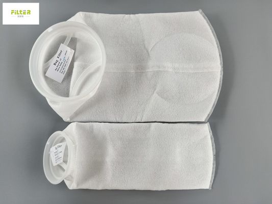 حقيبة تصفية السائل PP تذوب الساخنة 5 ميكرون مع حلقة بلاستيكية