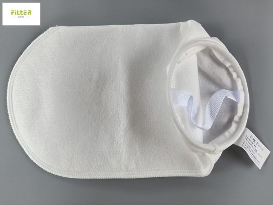 العرف 100 ميكرون PP الجوارب تصفية السائل مع الخياطة الموضوع أسفل